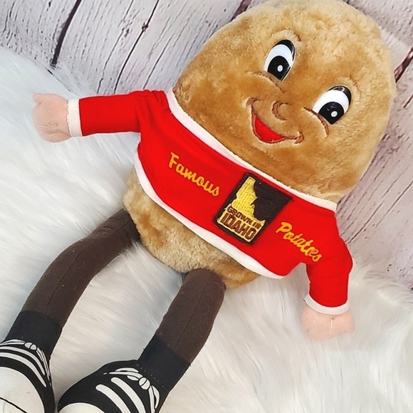 Vintage 90s Idaho Potato Buddy Famous Idaho Potato Spud Plush Stuffed Animal 18" - Picture 16 of 16